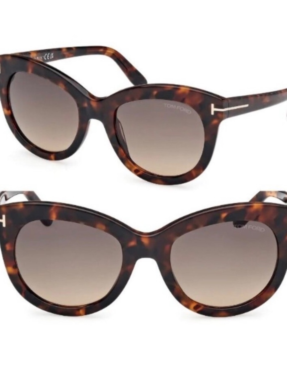 TOM FORD Odette 53mm Butterfly Sunglasses